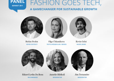 Swedish Textile and Fashion goes Tech, a gamechanger for sustainable growth 